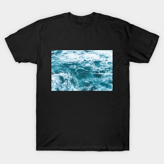 Photograph of beautiful blue green ocean T-Shirt by keeplooping